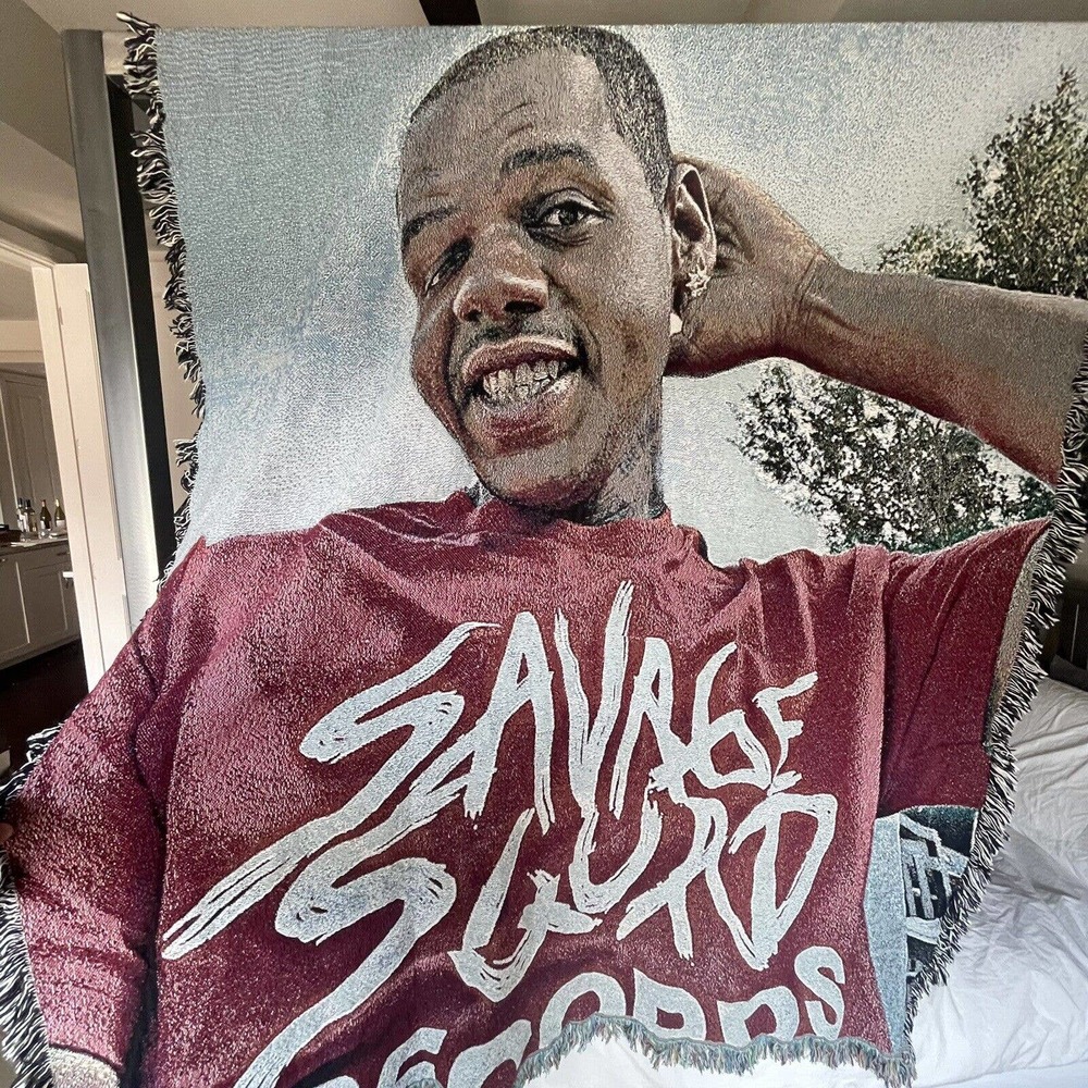 savage squad blanket Throw 66x49